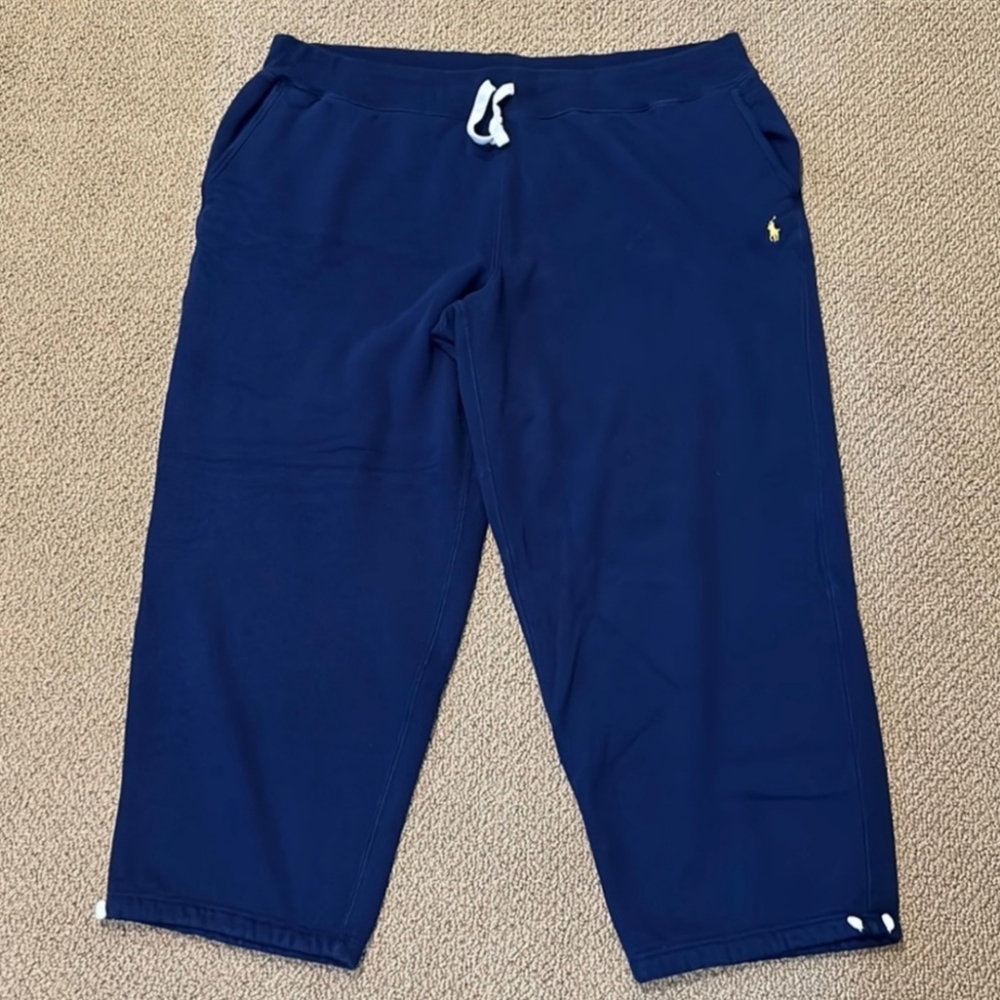 Polo by Ralph Lauren Drawstring Waist and Ankle Navy Sweatpants size 5XB